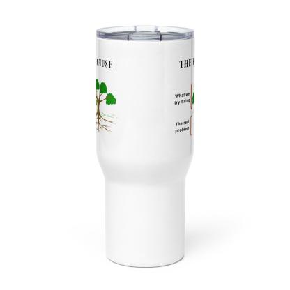Root Cause Printed Travel Mugs With Insightful Design - Inspire Cups