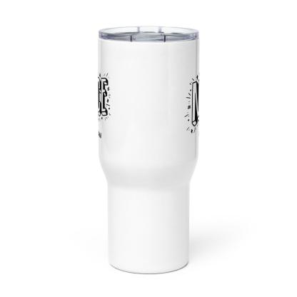 Be A Nice Human Printed Travel Mug With Bold Quote - Inspire Cups