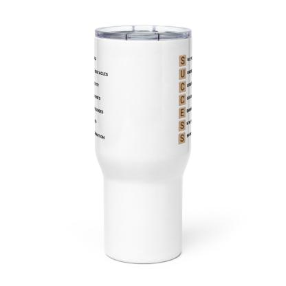 Success Printed Travel Mugs With Inspirational Acronym - Inspire Cups