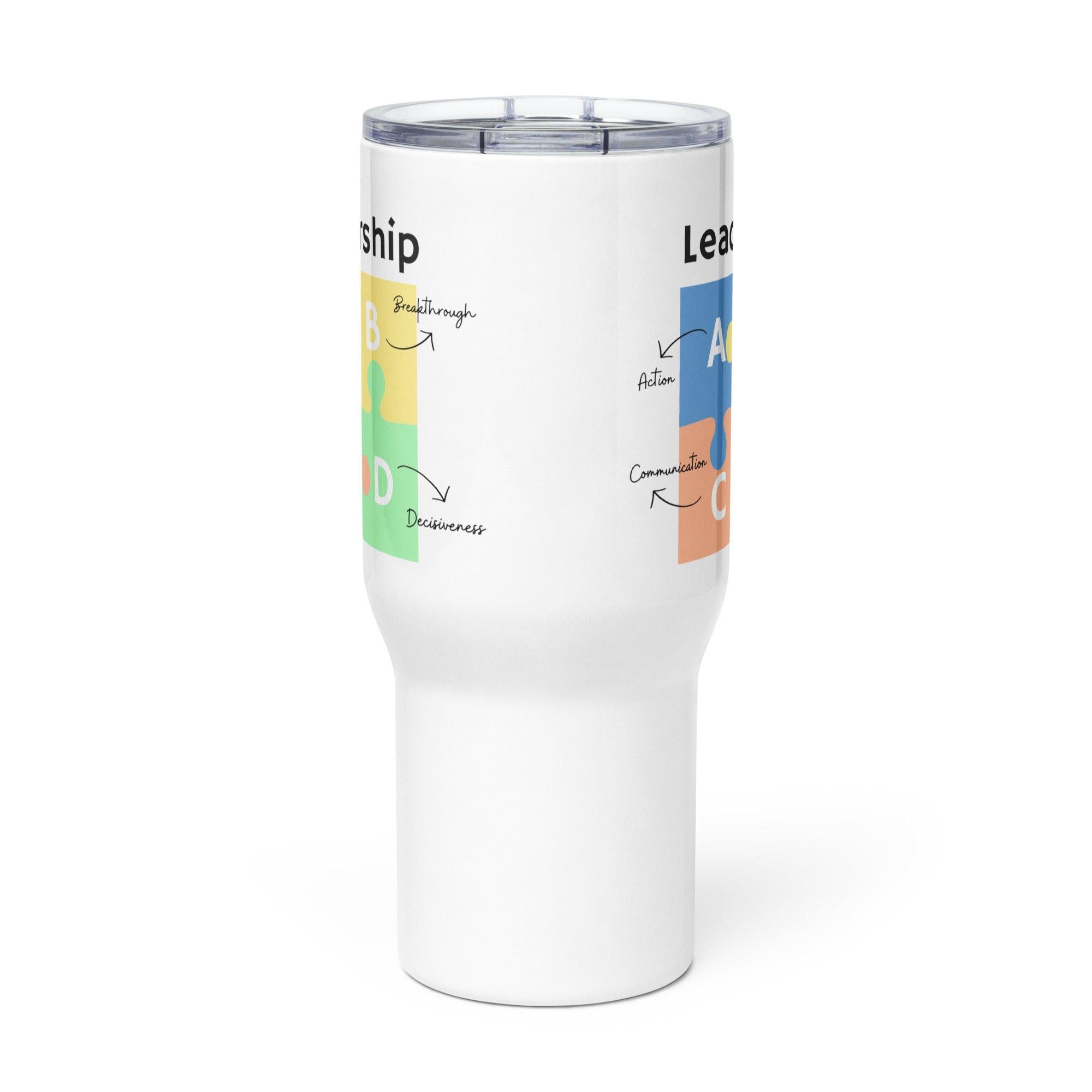 Leadership Abcd Printed Travel Mug For Purposeful Leaders - Inspire Cups