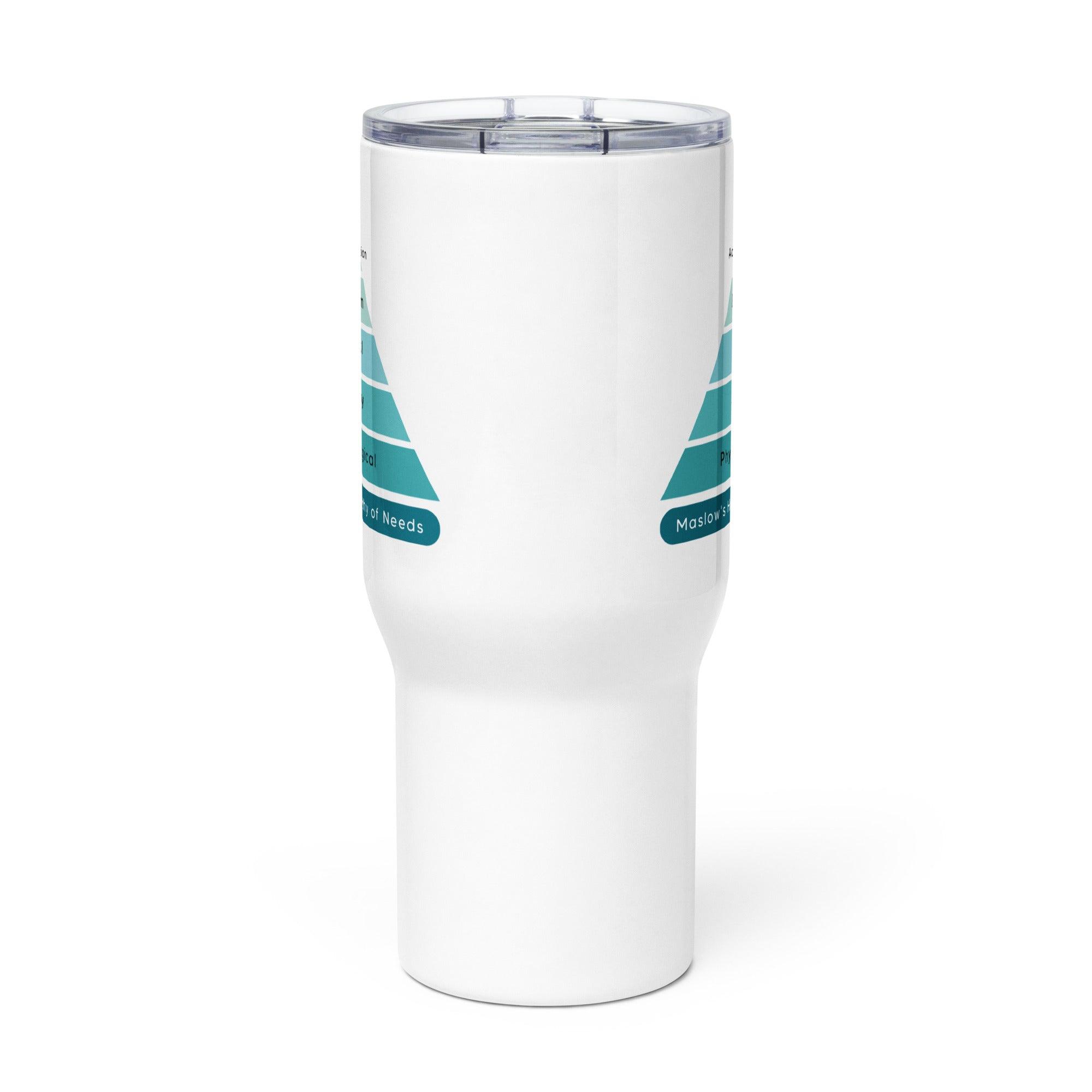 Maslow Hierarchy Travel Mug Inspires Growth With Educational Design - Inspire Cups