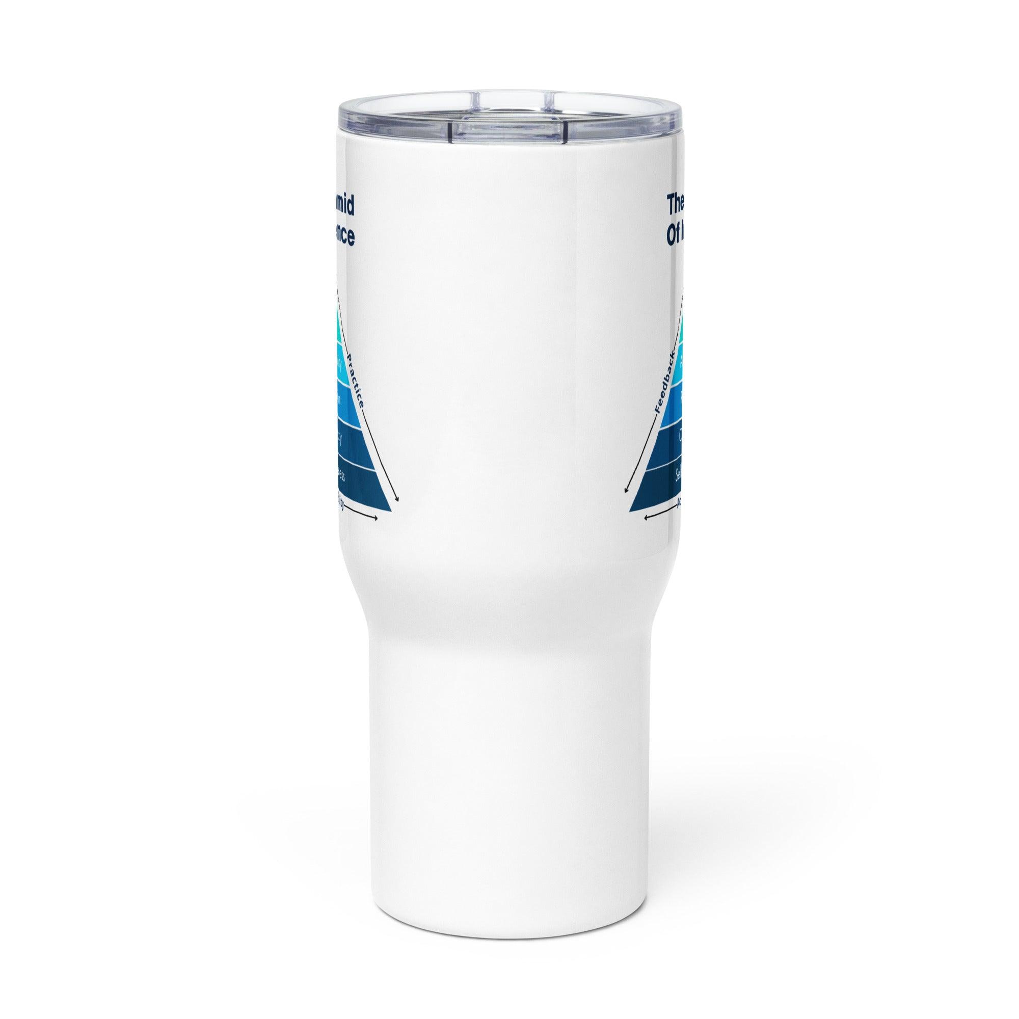 The Pyramid Of Influence Printed Travel Mugs - Inspire Cups