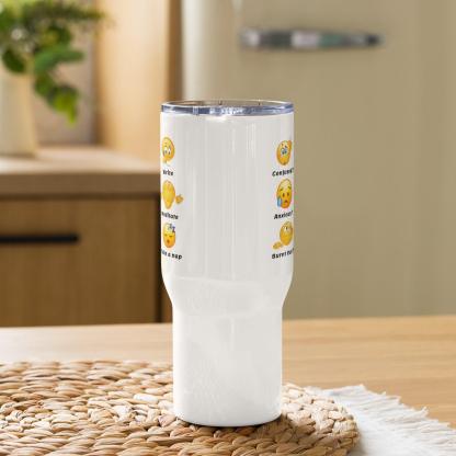 Emotional Support Mug – Confused? Write Quote Travel Cup - Inspire Cups