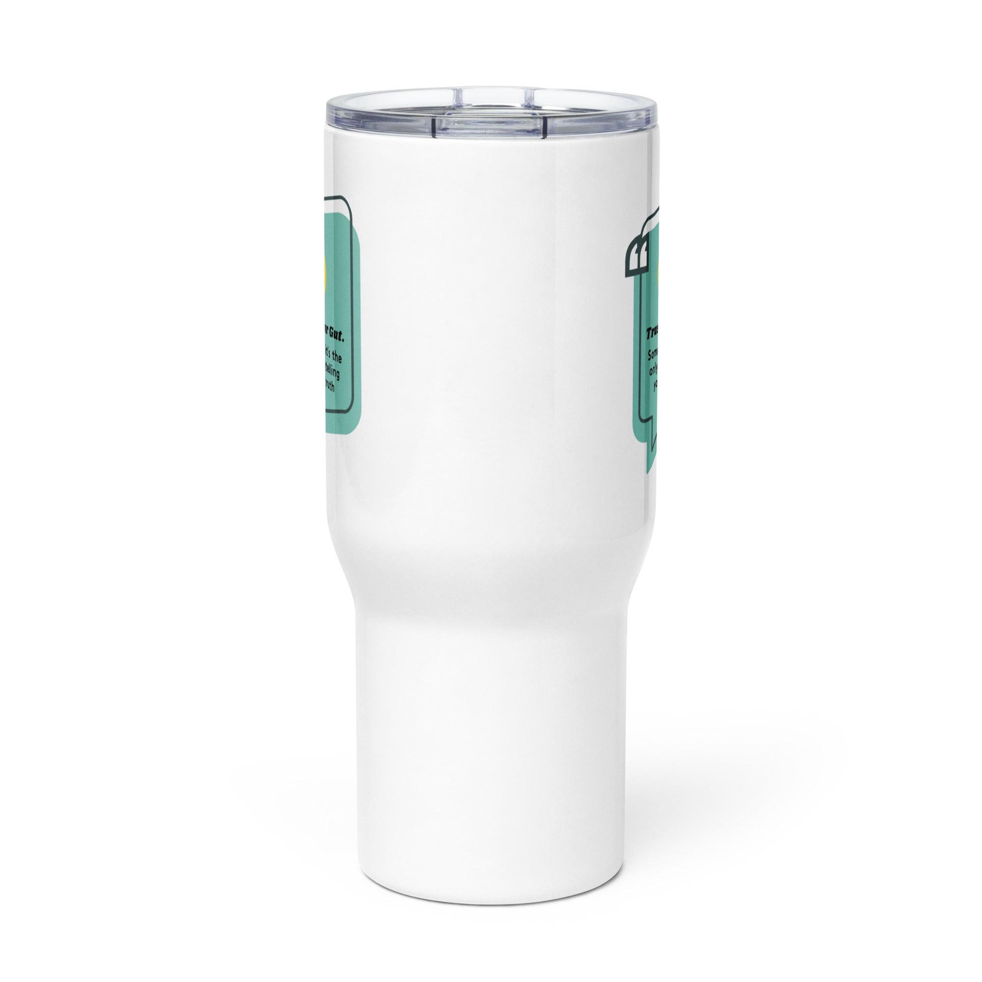 Trust Your Gut Mug – Intuition-Inspired Ceramic Travel Cup - Inspire Cups