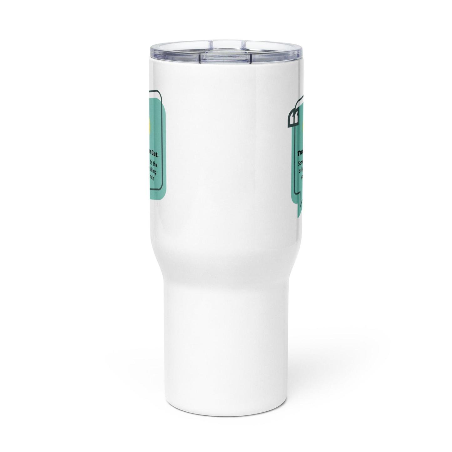 Trust Your Gut Mug – Intuition-Inspired Ceramic Travel Cup - Inspire Cups