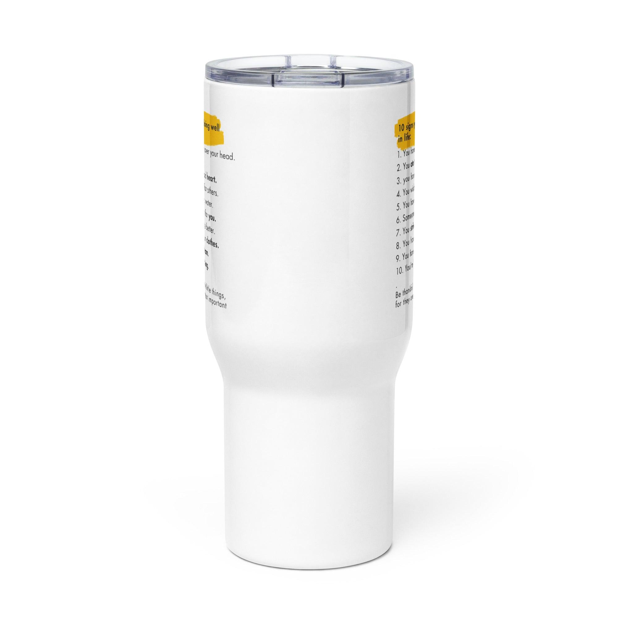 Gratitude Awareness Travel Mug - Inspire Cups