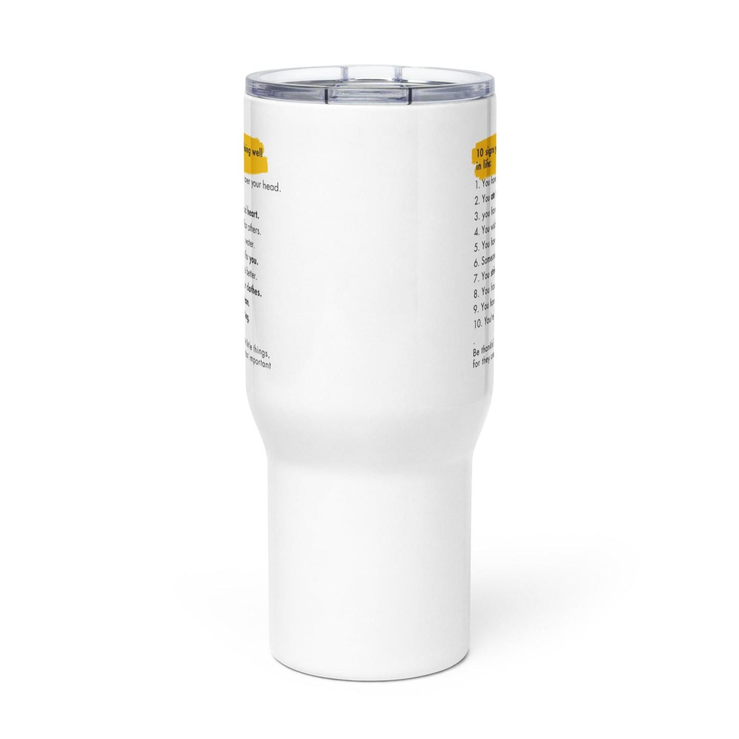 Gratitude Awareness Travel Mug - Inspire Cups