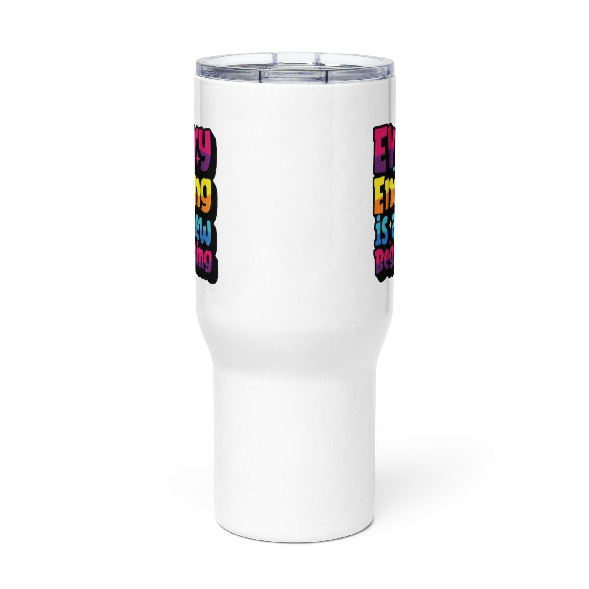Every Ending Is A New Beginning Printed Travel Mug - Inspire Cups