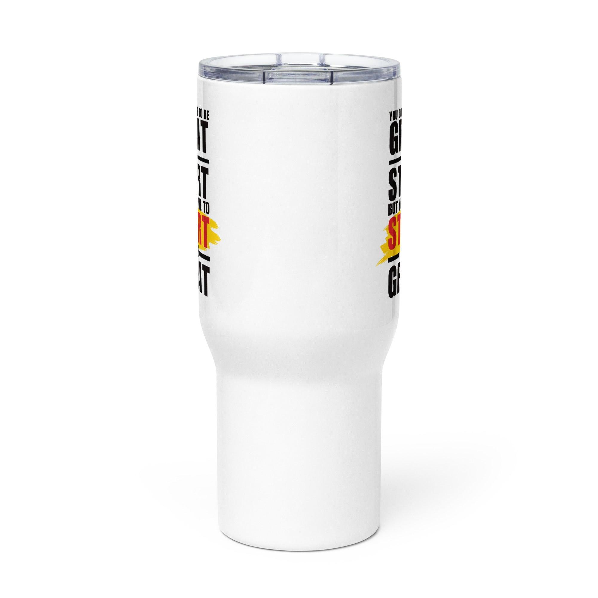 Greatness Begins Coffee Cup - Inspire Cups