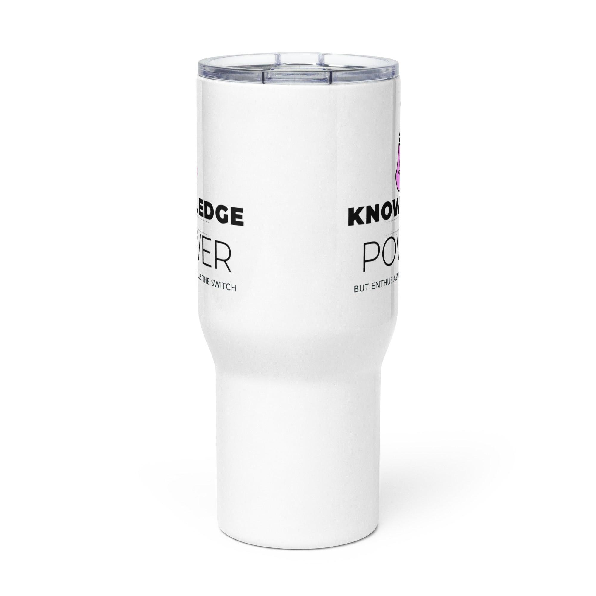 Knowledge Power Travel Mug - Inspire Cups