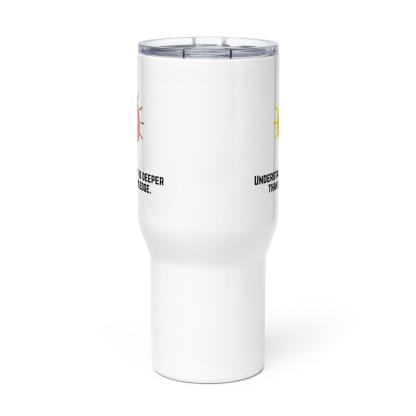 Understanding Is Deeper Than Knowledge Printed Travel Mug - Inspire Cups