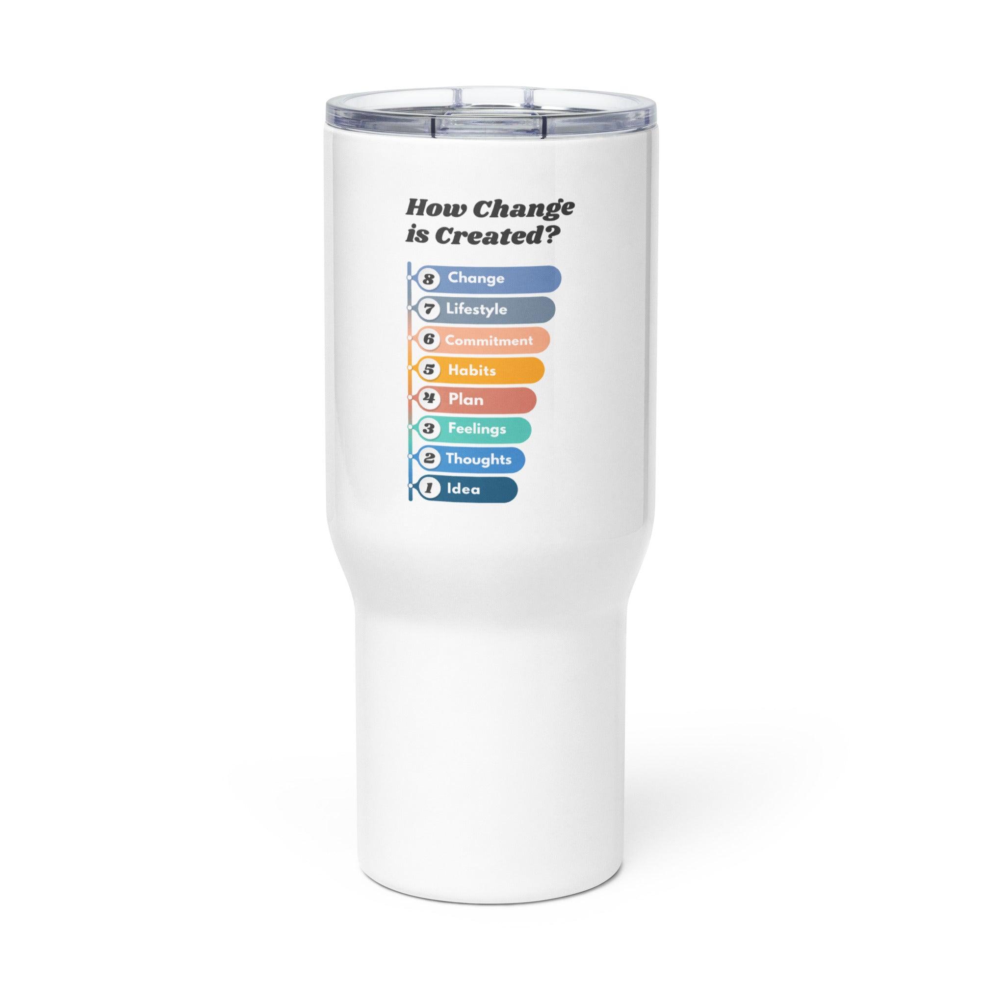 How Change Is Created Printed Travel Mug - Inspire Cups