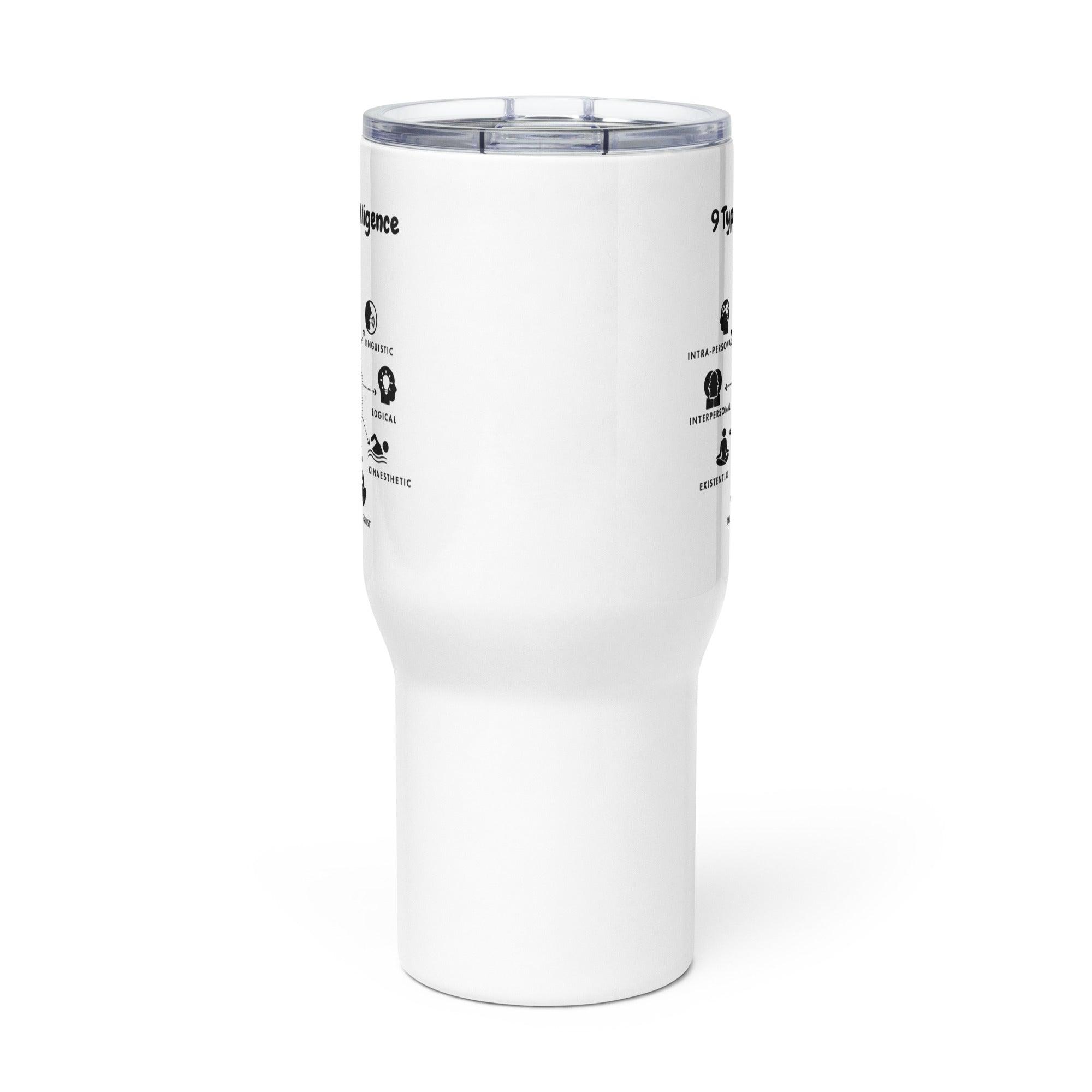 Smart Inspirational Printed Travel Mug On Human Intelligence - Inspire Cups