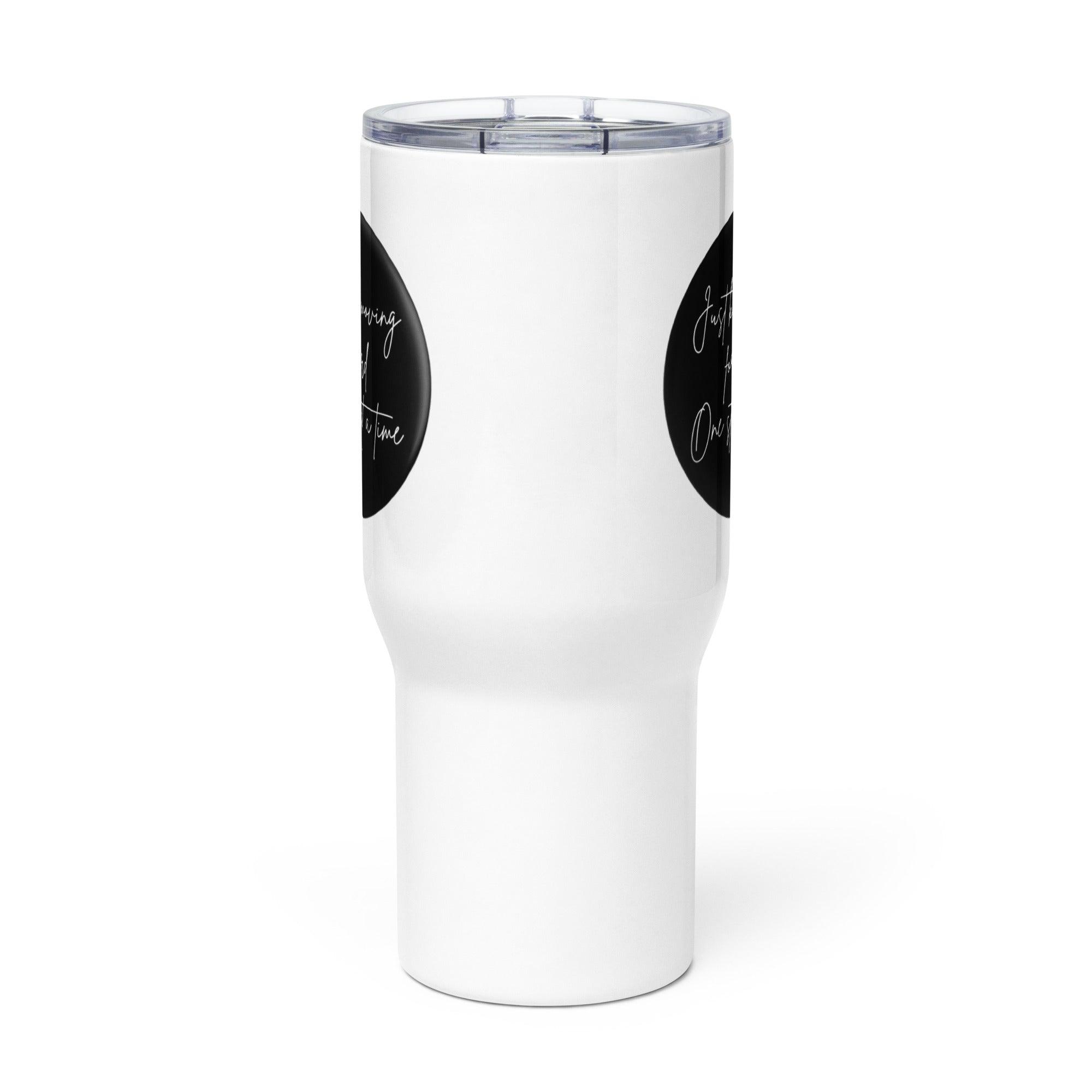 Keep Moving Printed Travel Mugs Inspire Progress With Sleek Design - Inspire Cups