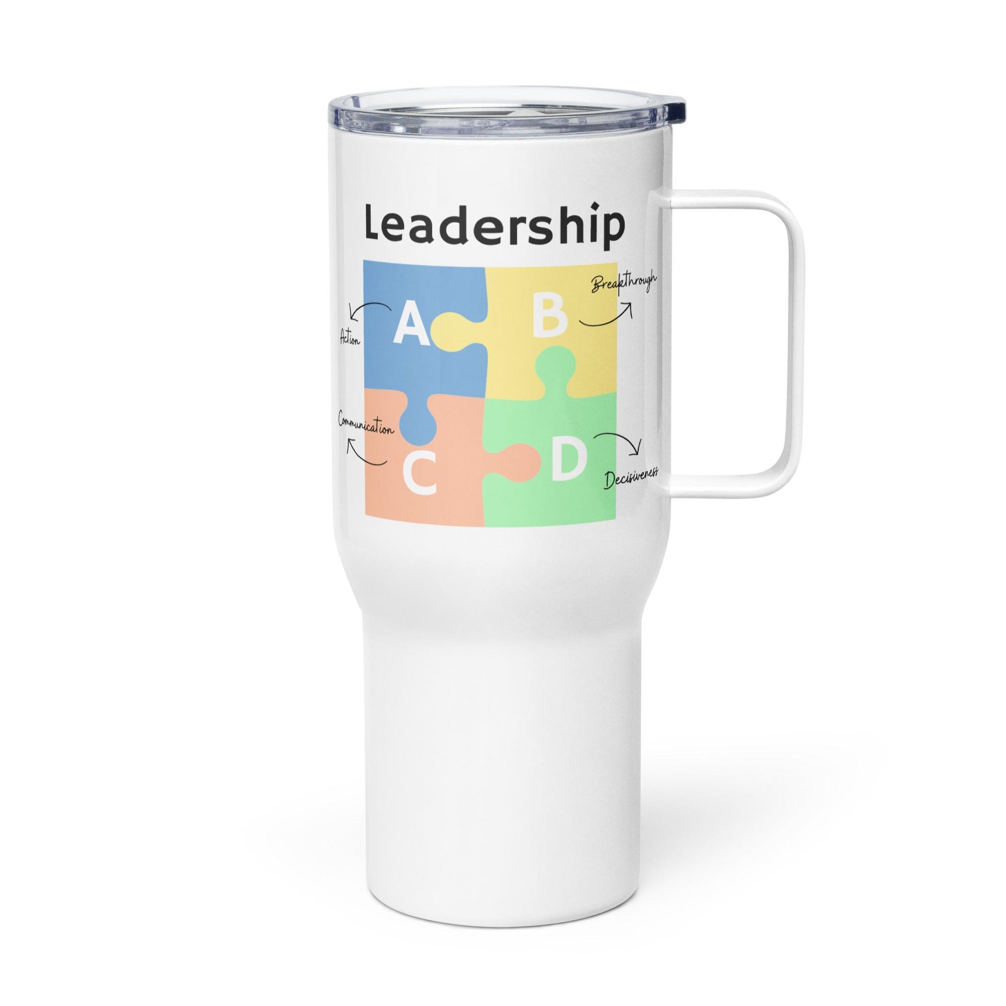 Leadership Abcd Printed Travel Mug For Purposeful Leaders - Inspire Cups