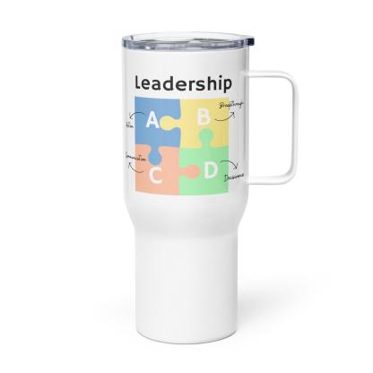Leadership Abcd Printed Travel Mug For Purposeful Leaders - Inspire Cups