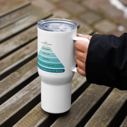 Maslow Hierarchy Travel Mug Inspires Growth With Educational Design - Inspire Cups