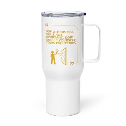 Self-Confidence Travel Mug – Empowering Quote | Hot & Cold Drinkware - Inspire Cups