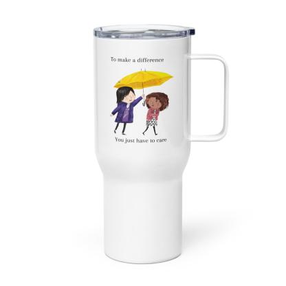 Kindness Travel Mug – To Make a Difference Quote | Durable Ceramic Gift - Inspire Cups