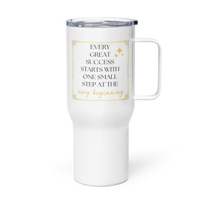 motivational printed travel mug - Inspire Cups