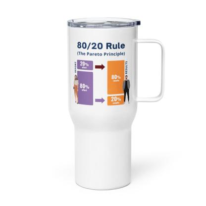 Pareto Principle Travel Mug - Inspire Cups