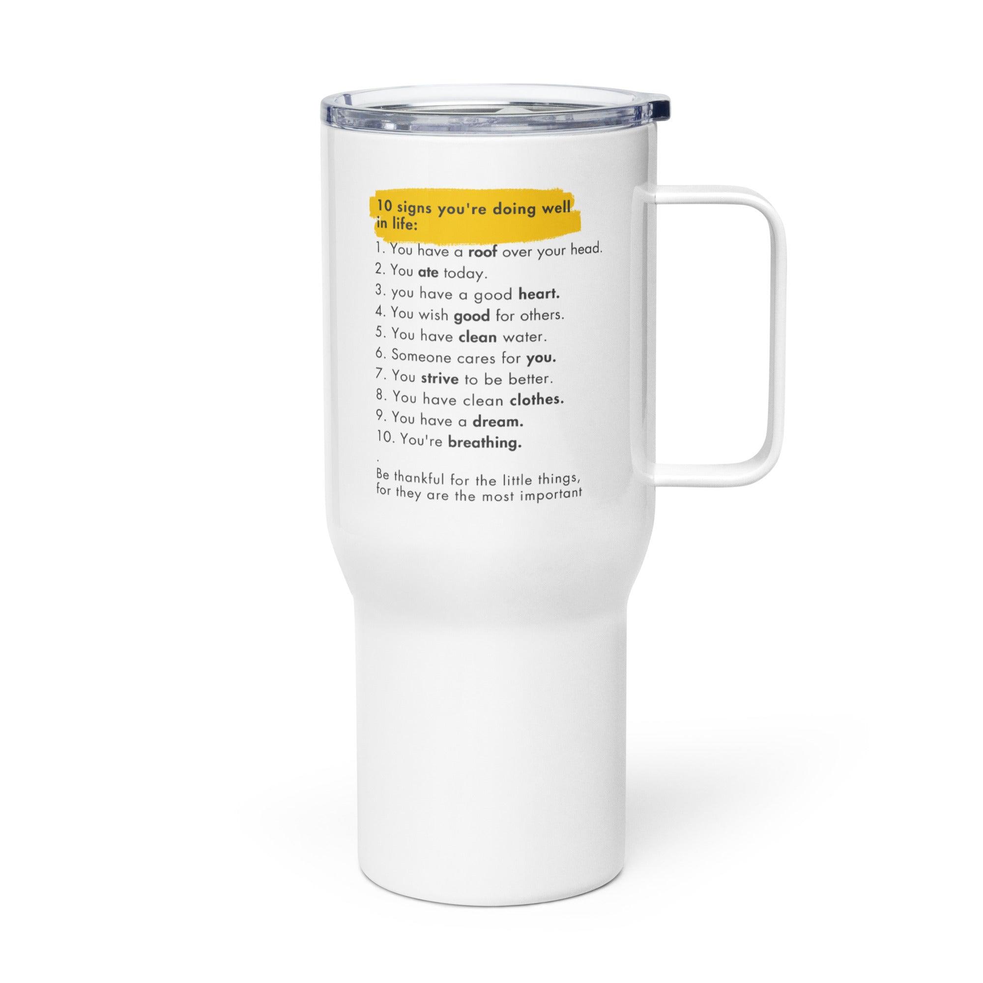 Gratitude Awareness Travel Mug - Inspire Cups