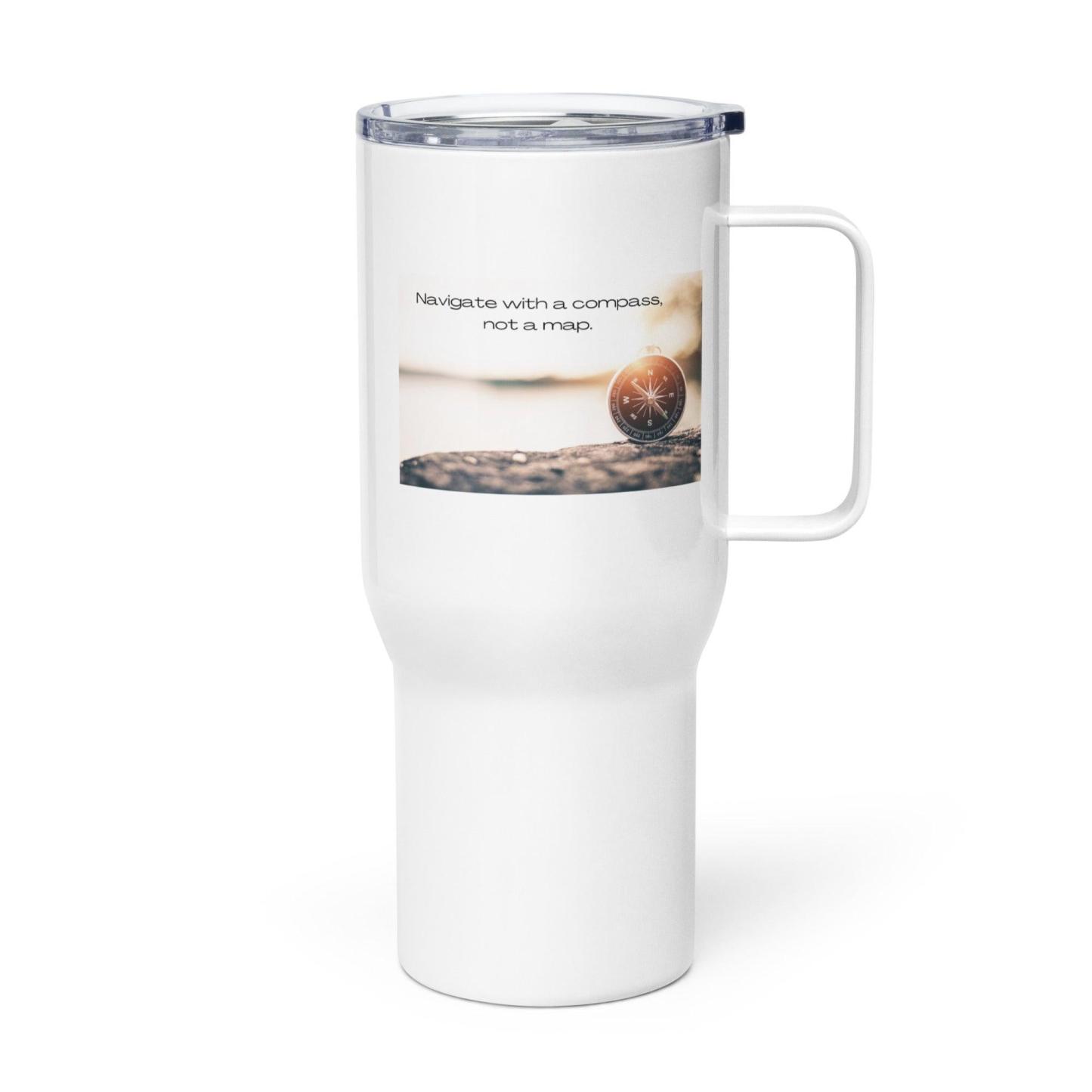 Compass Quote Travel Mug - Inspire Cups