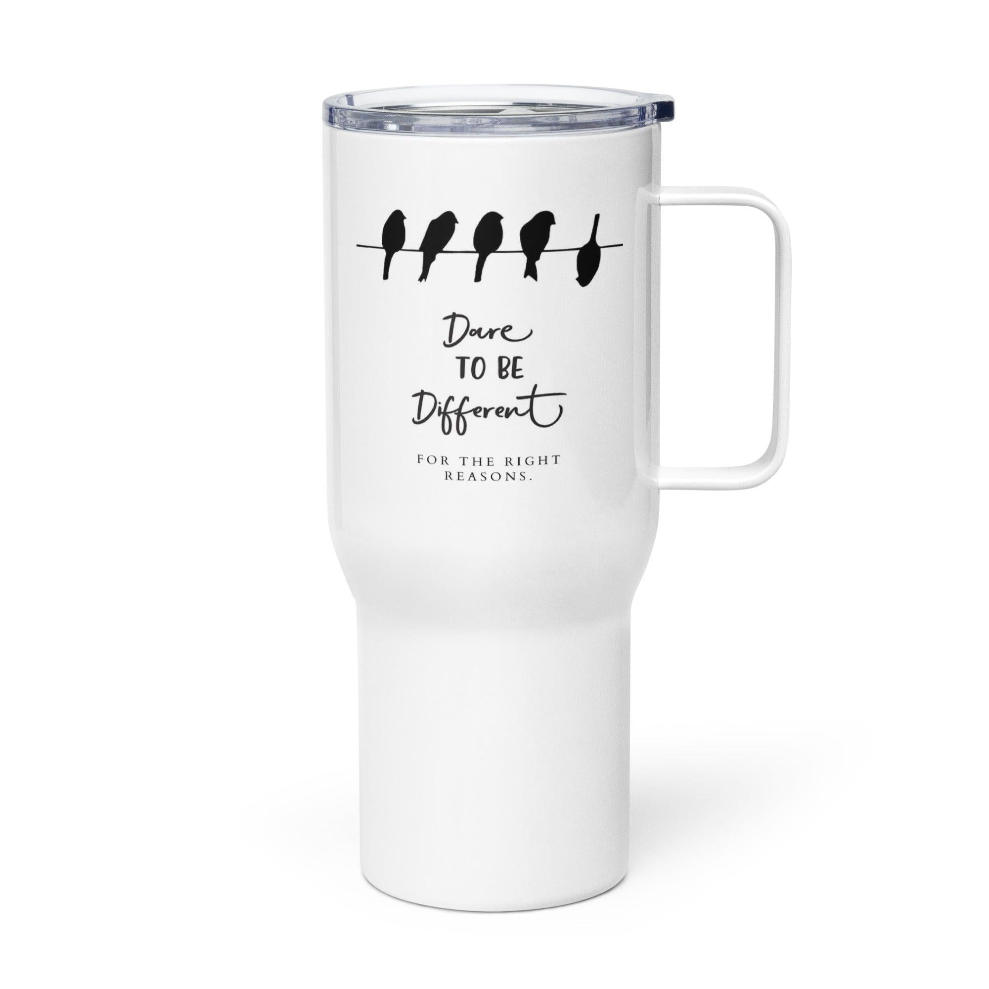 Dare To De Different For The Right Reasons Printed Travel Mug - Inspire Cups
