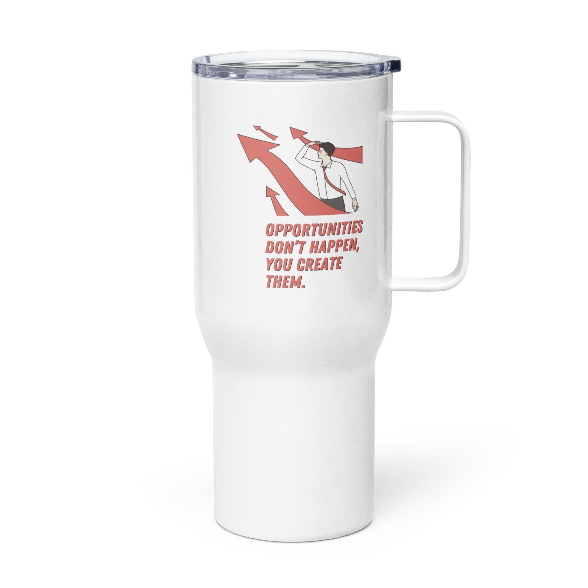Inspirational Printed Travel Mug Empower Your Routine - Inspire Cups