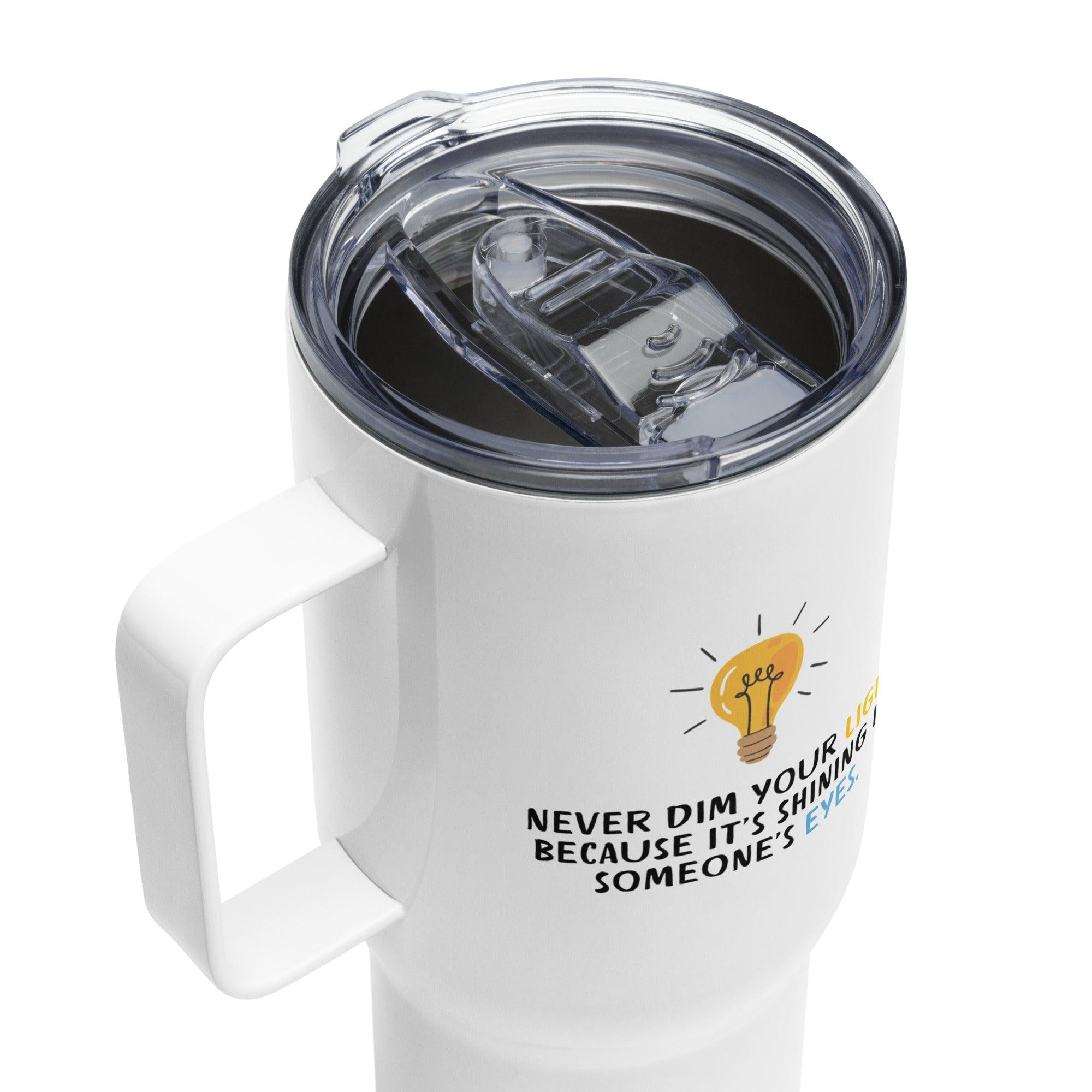 Shine Inspirational Printed Travel Mug For Motivation On The Go - Inspire Cups