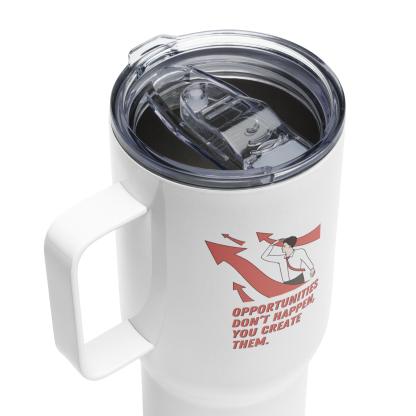 Inspirational Printed Travel Mug Empower Your Routine - Inspire Cups
