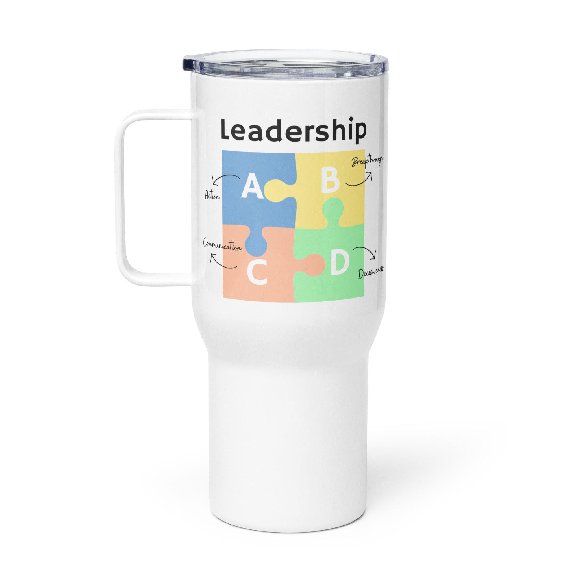 Leadership Abcd Printed Travel Mug For Purposeful Leaders - Inspire Cups