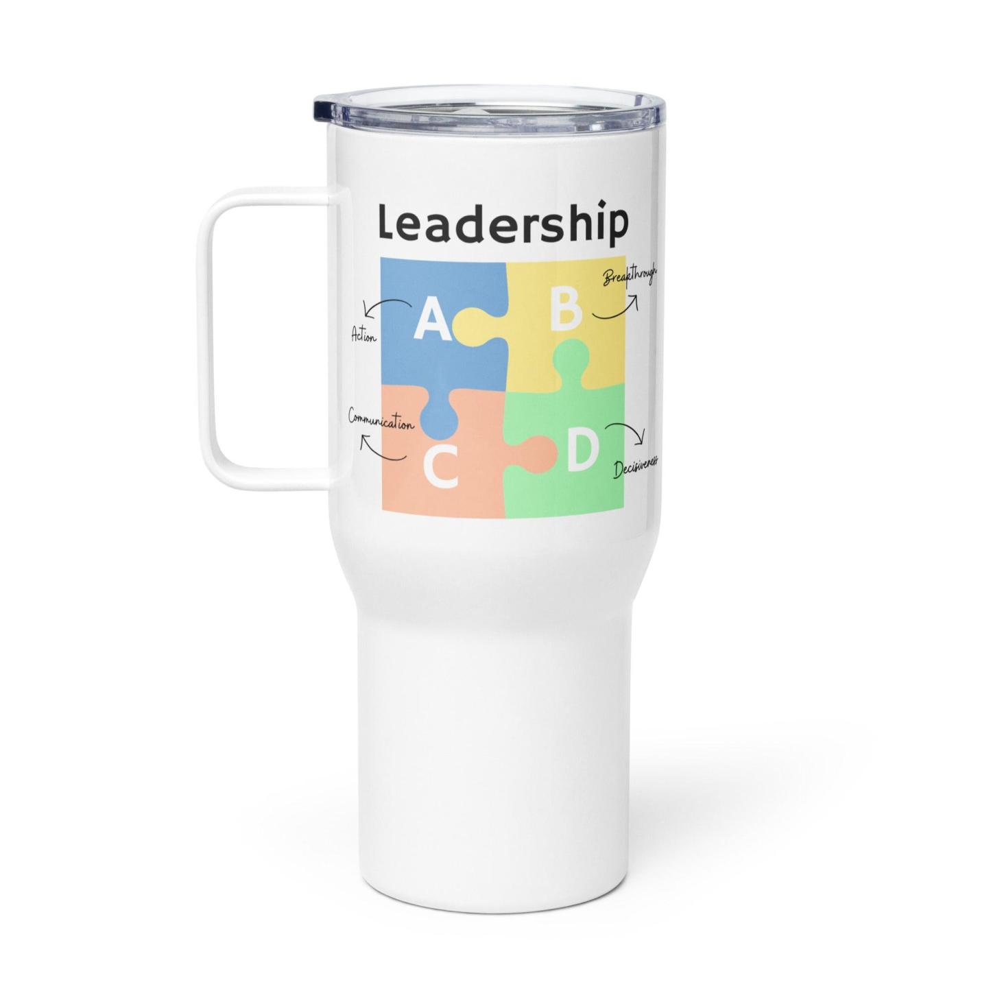 Leadership Abcd Printed Travel Mug For Purposeful Leaders - Inspire Cups