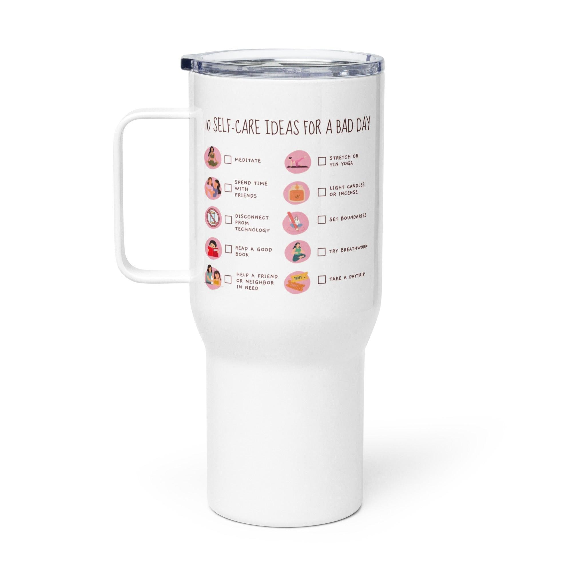 Self-Care Mug – Ideas for a Bad Day | Calming Ceramic Cup - Inspire Cups