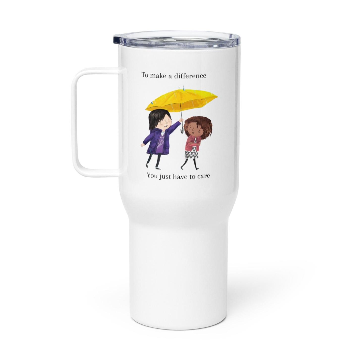 Kindness Travel Mug – To Make a Difference Quote | Durable Ceramic Gift - Inspire Cups