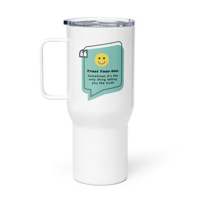 Trust Your Gut Mug – Intuition-Inspired Ceramic Travel Cup - Inspire Cups