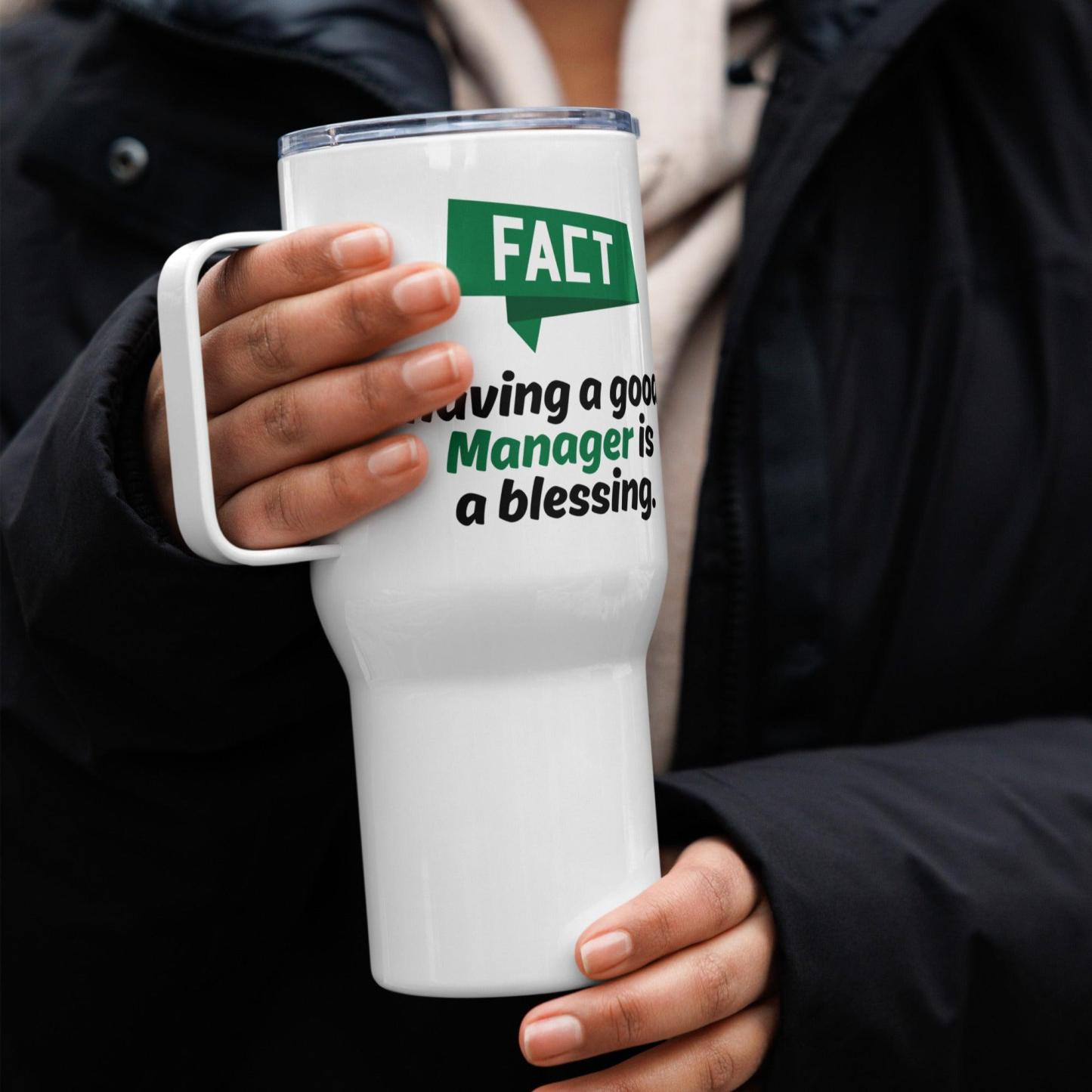 good manager travel mug - Inspire Cups
