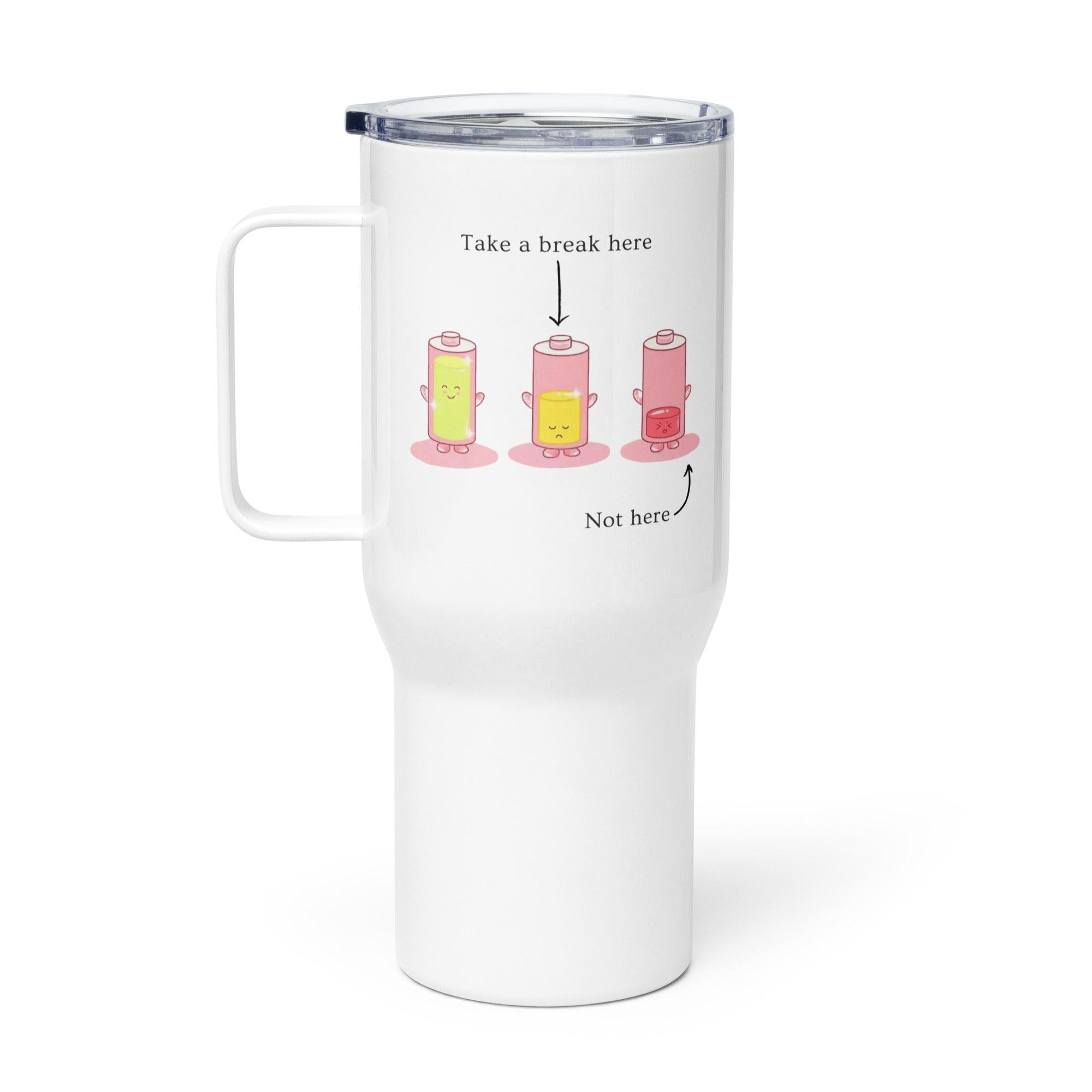 Battery Humor Travel Mug - Inspire Cups