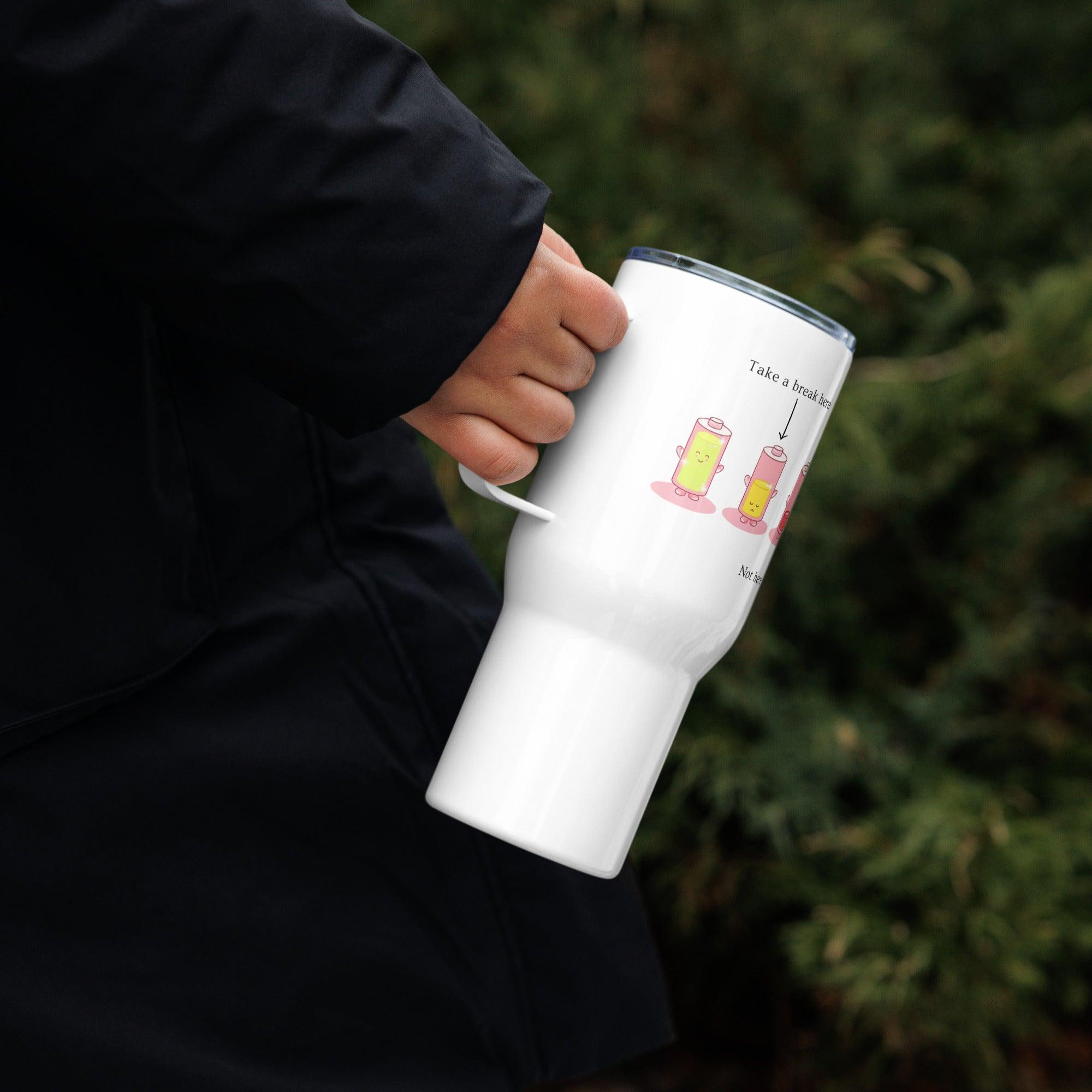 Battery Humor Travel Mug - Inspire Cups