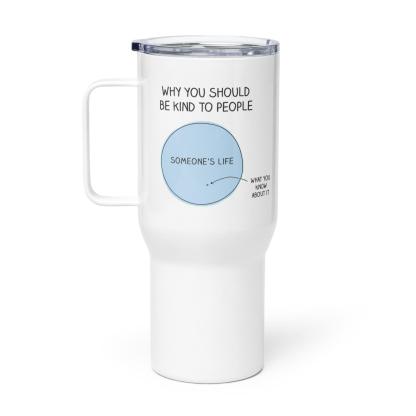 Kindness Printed Travel Mug - Inspire Cups