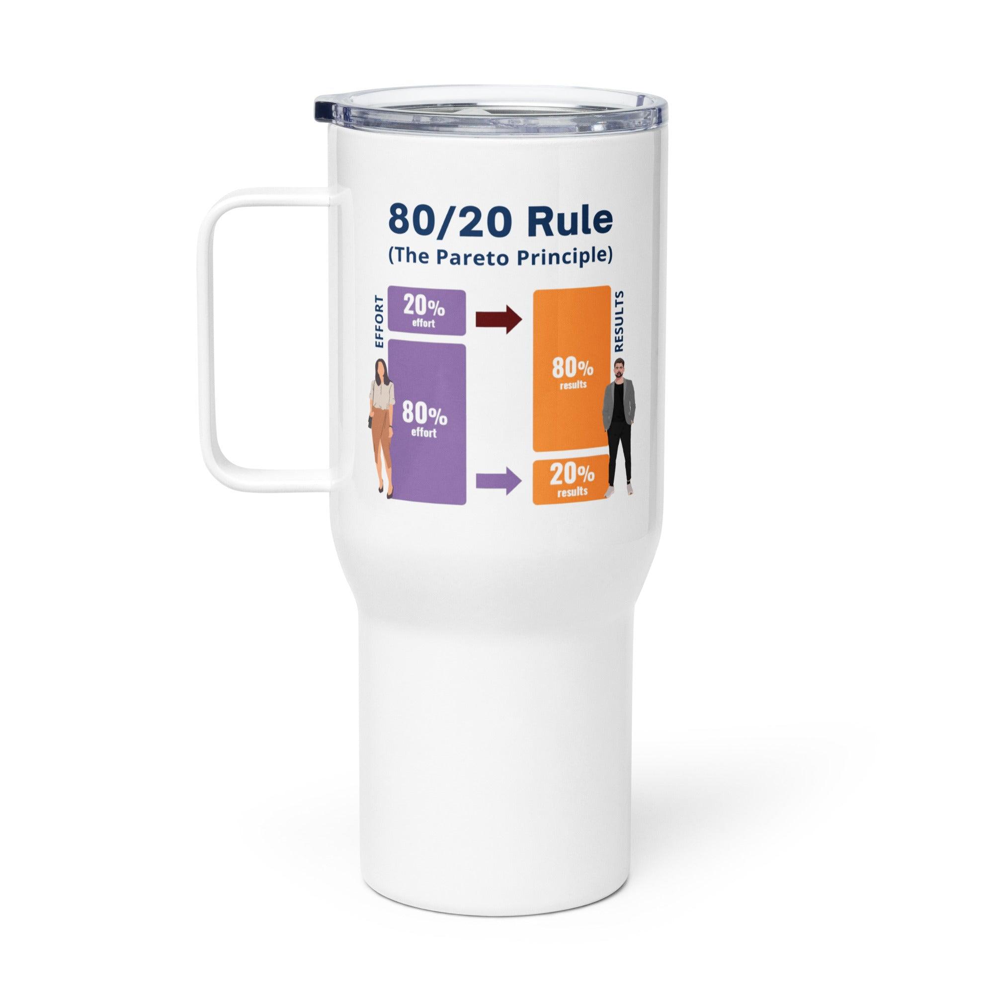 Pareto Principle Travel Mug - Inspire Cups