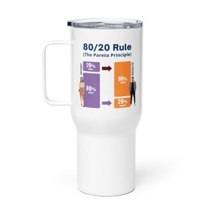 Pareto Principle Travel Mug - Inspire Cups