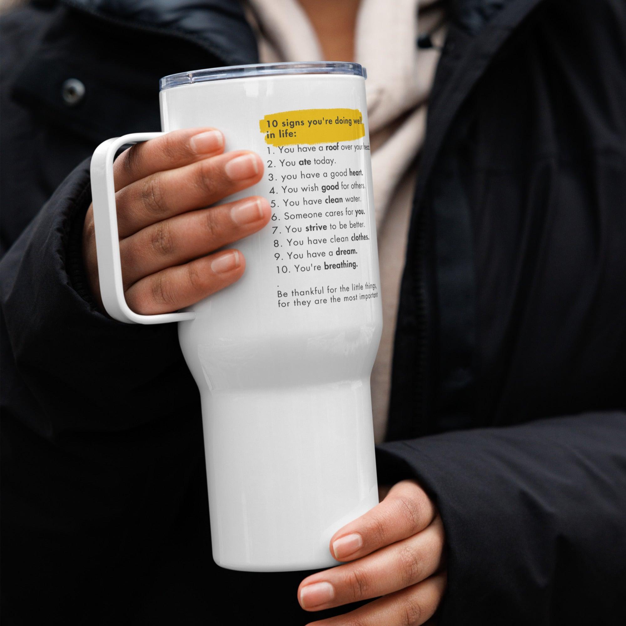 Gratitude Awareness Travel Mug - Inspire Cups