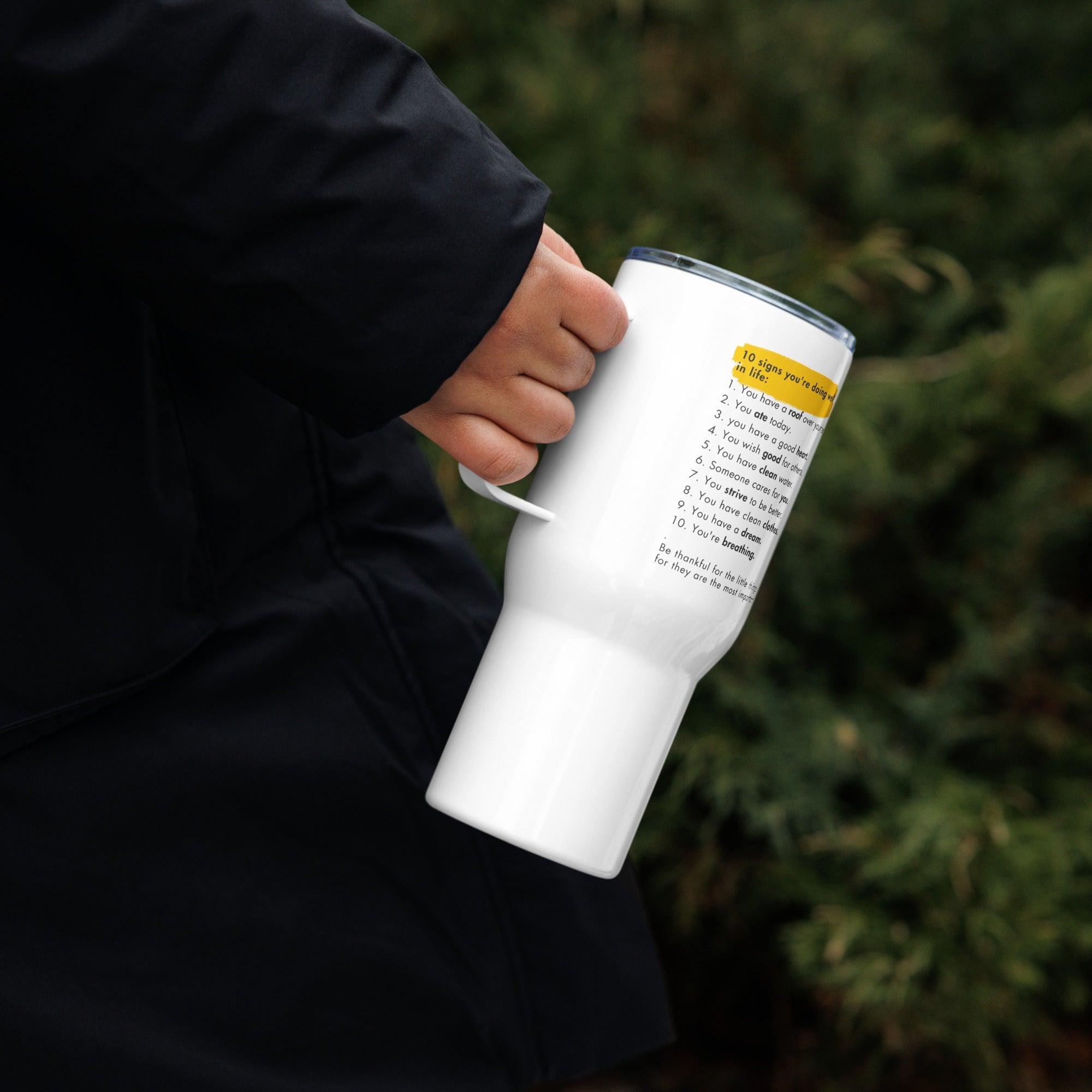 Gratitude Awareness Travel Mug - Inspire Cups