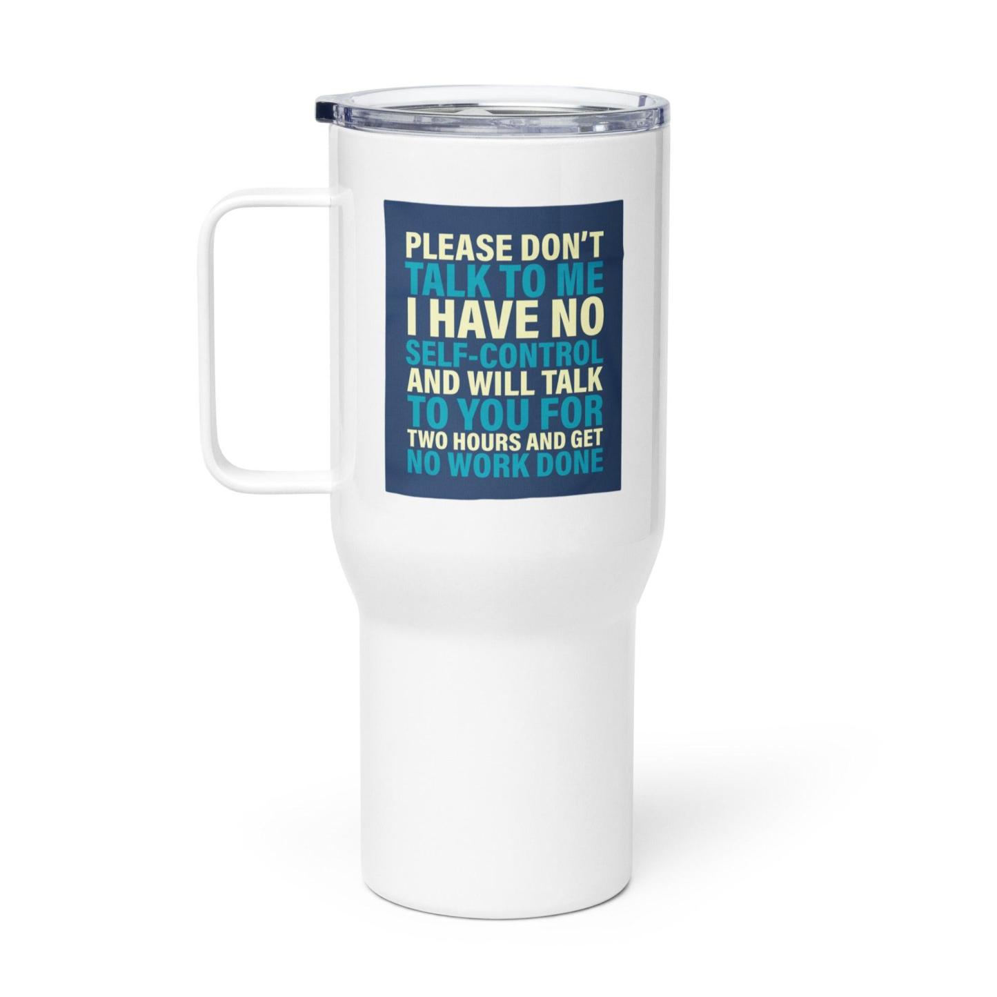 No Work Talk Mug - Inspire Cups