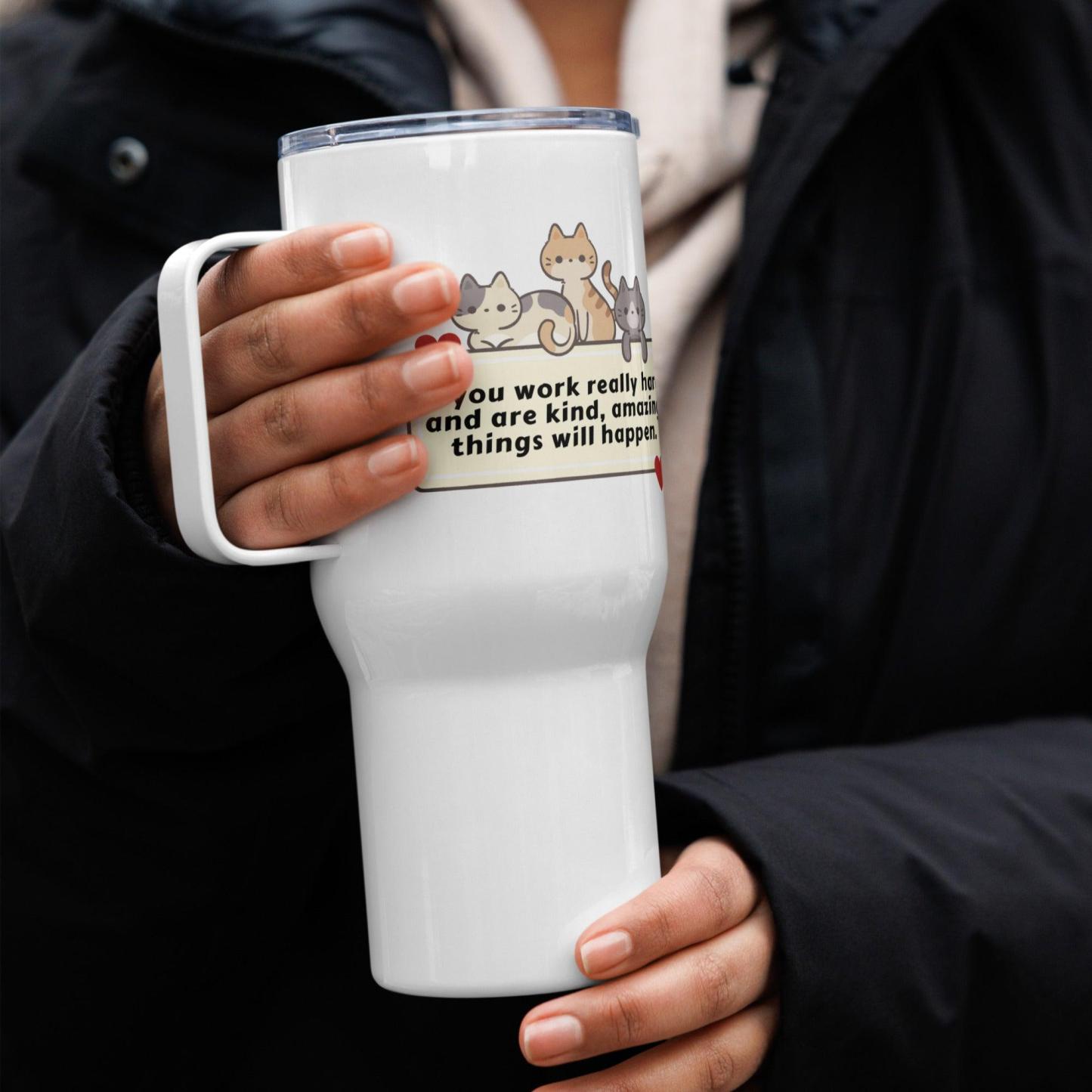 Hard Work Kindness Mug - Inspire Cups