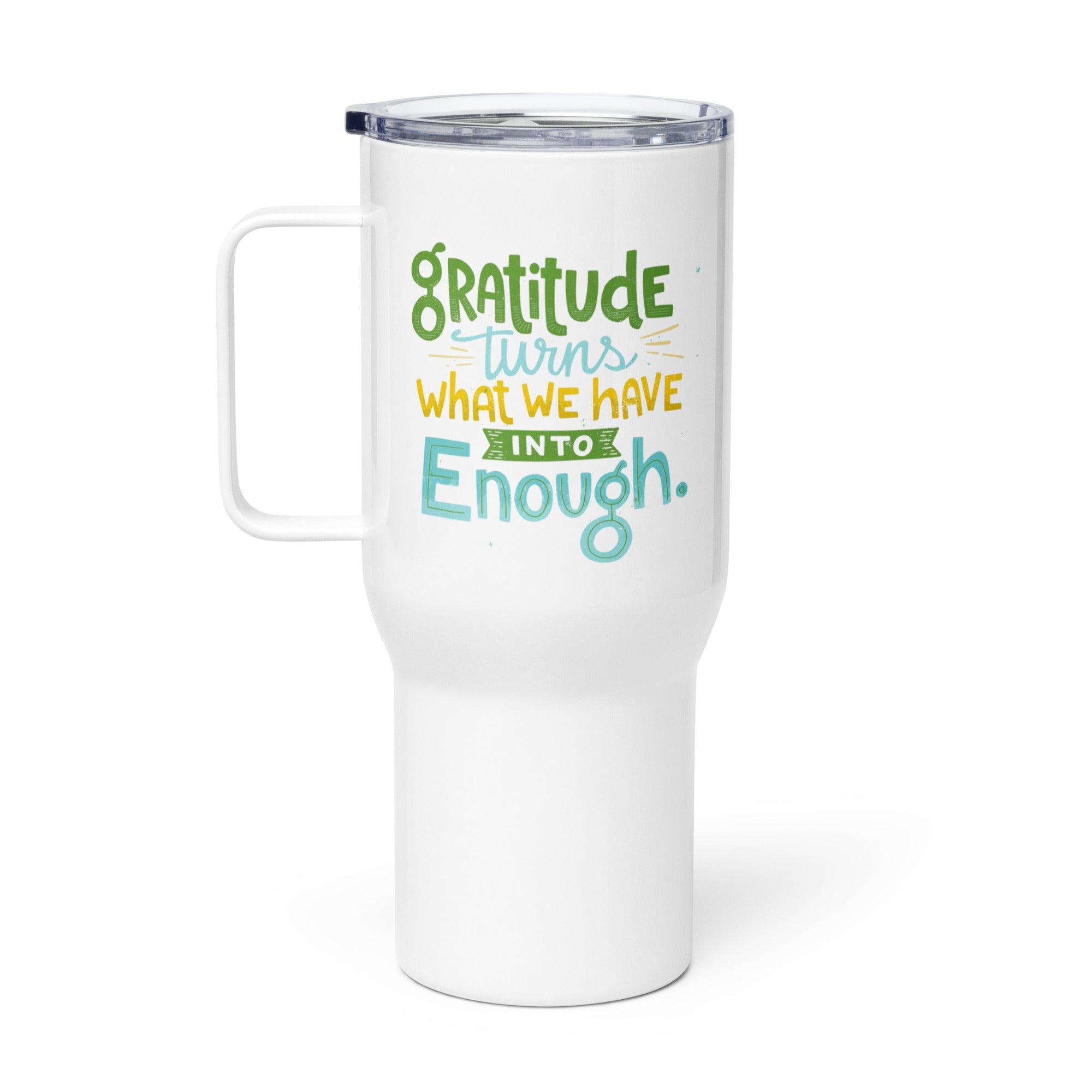 Gratitude Illustrated Coffee Mug - Inspire Cups