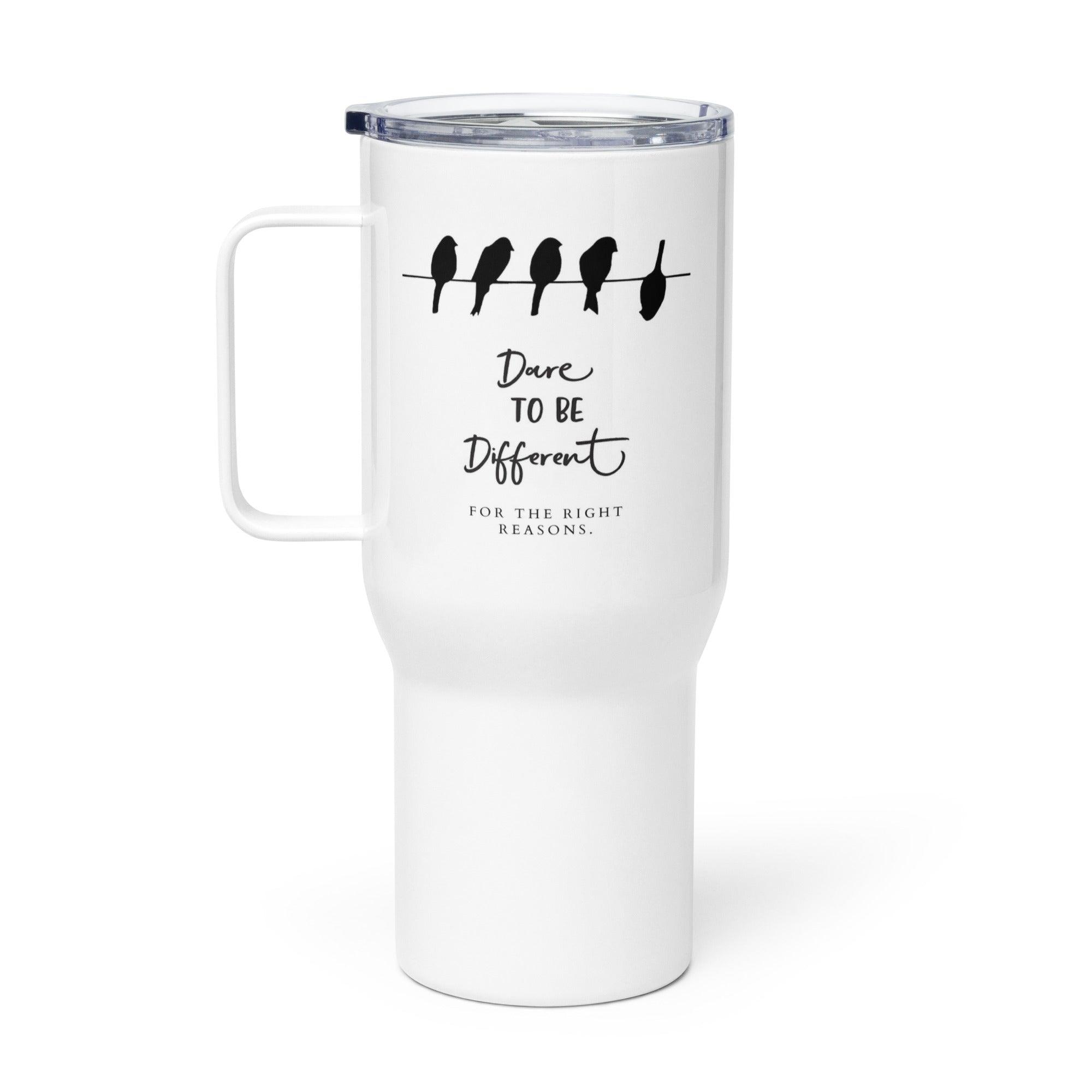 Dare To De Different For The Right Reasons Printed Travel Mug - Inspire Cups