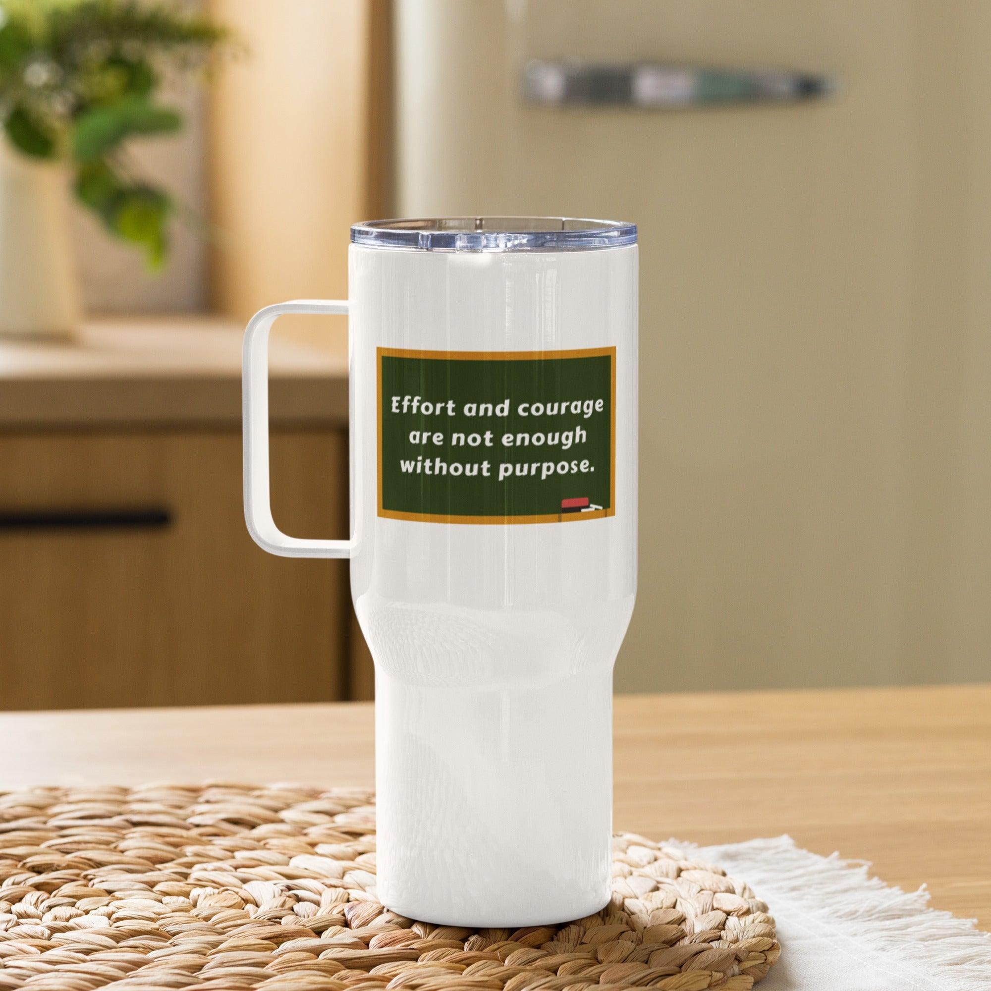 Purpose Printed Travel Mug With Very Minimalist Design - Inspire Cups
