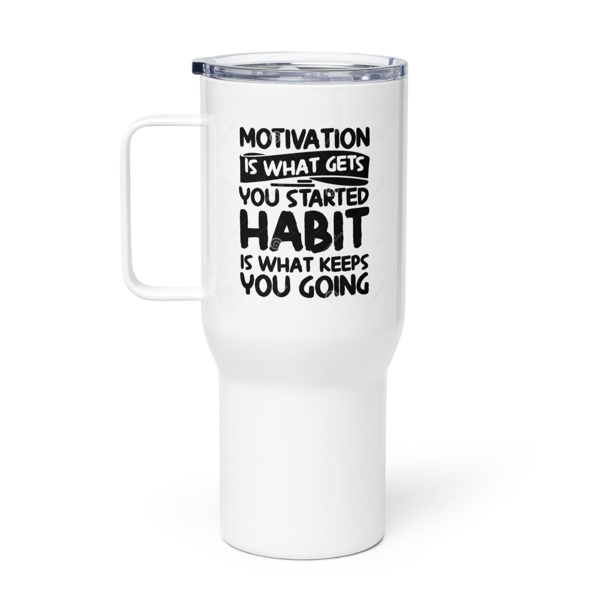 Success Inspirational Printed Travel Mugs For Habit Power - Inspire Cups